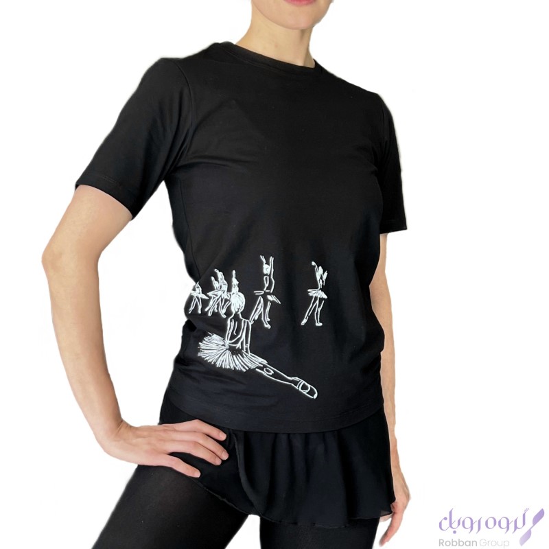 تیشرت ballerina at heart